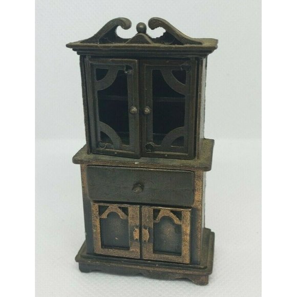 Durham Industries Made In Hong Kong Vintage Mini Ar-moire Dresser - Picture 2 of 11